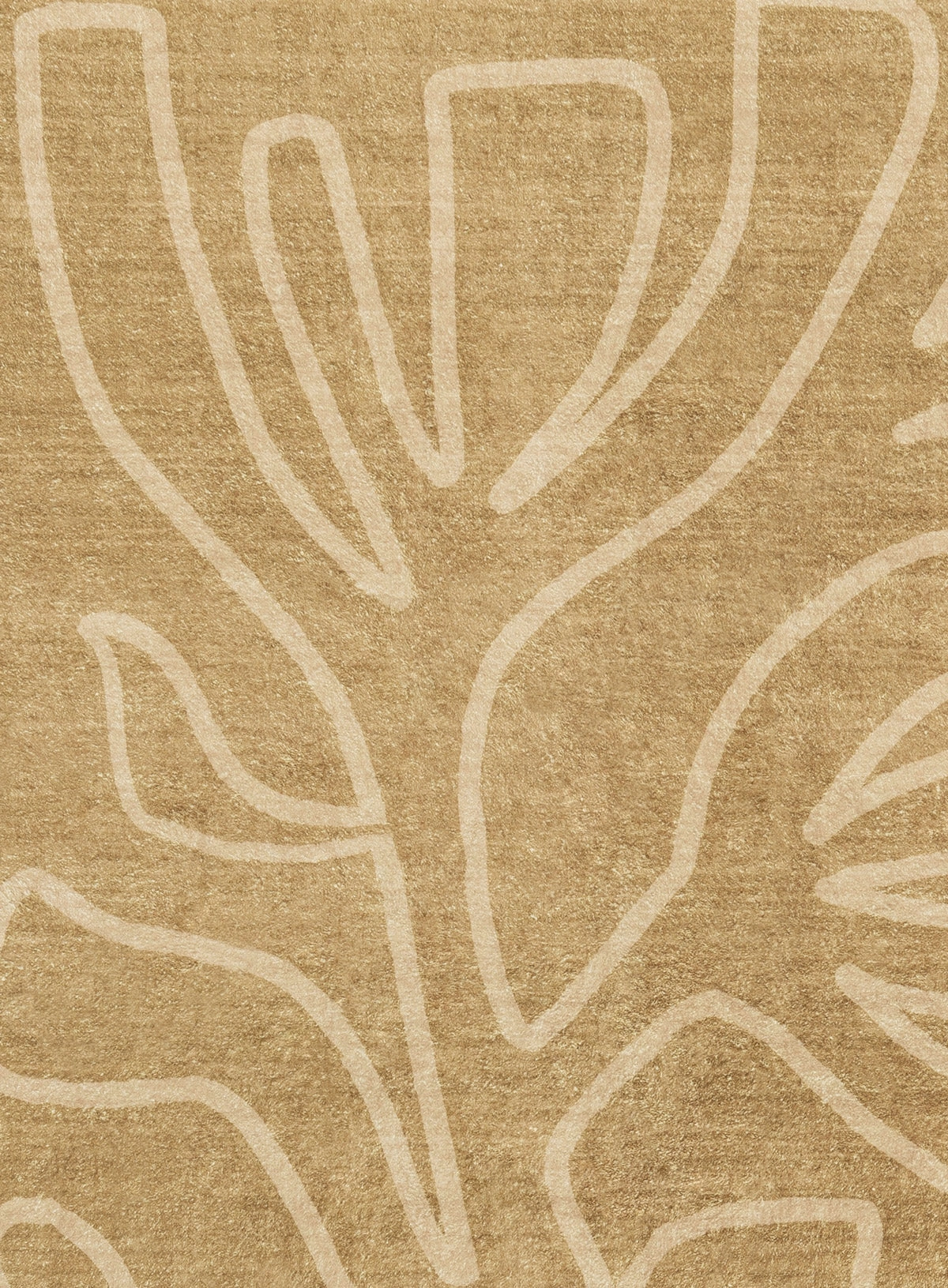 Khayana Brown Hand Drawn Washable Rug