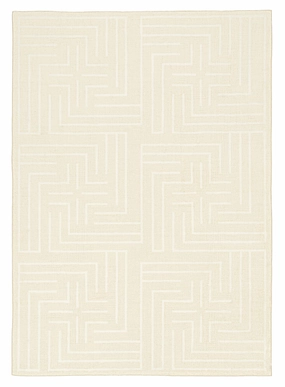 Kiana Cream Modern Washable Rugmodern color block patchwork rug