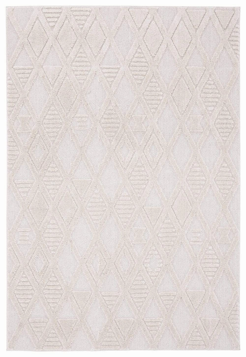 Kira Diamond Detail Textured Rugmodern color block patchwork rug