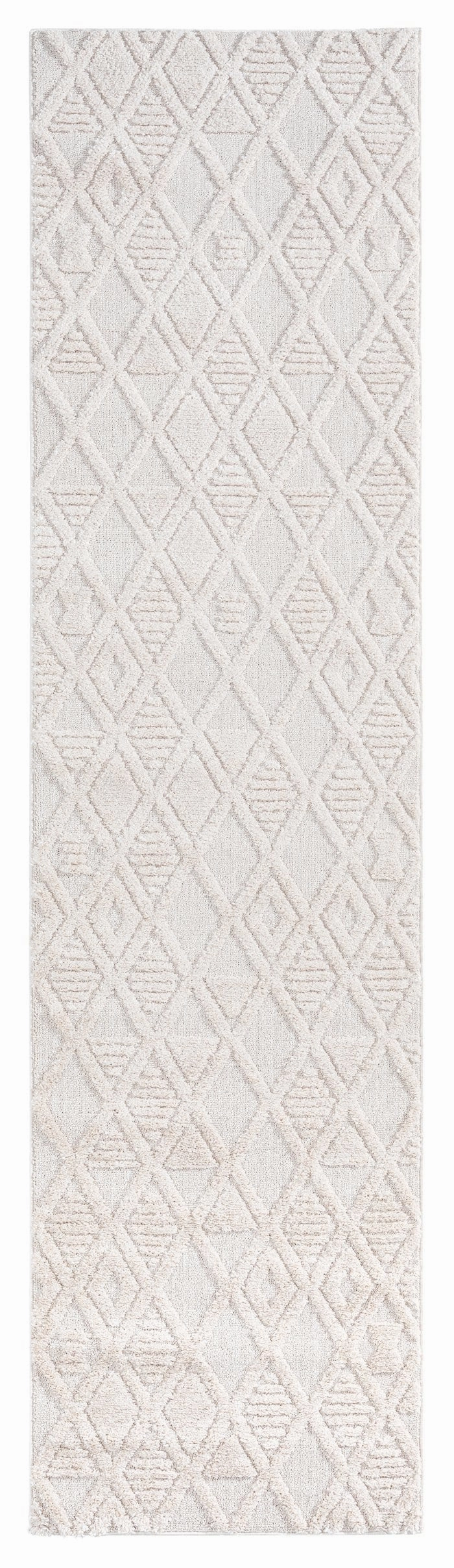 Kira Diamond Detail Textured Runner Rugmodern color block patchwork rug