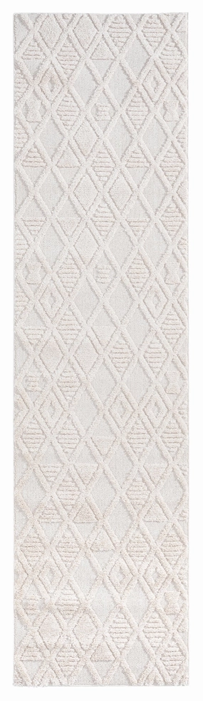 Kira Diamond Detail Textured Runner Rugmodern color block patchwork rug