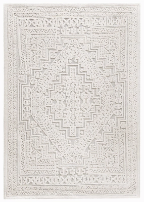 Kirrily Blue Grey and Ivory Textured Tribal Rug *NO RETURNS UNLESS FAULTYmodern color block patchwork rug