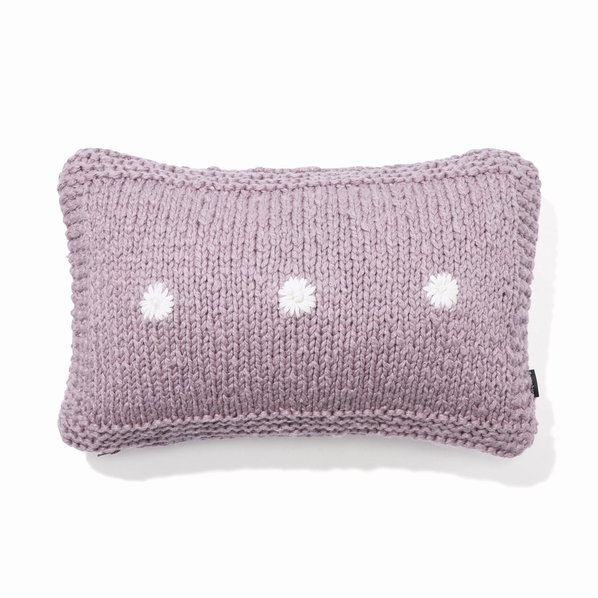 Knit Flower Cushion Cover 400 x 250 Purplebedding sets ,throw blankets 
