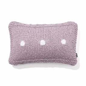 Knit Flower Cushion Cover 400 x 250 Purplebedding sets ,throw blankets 