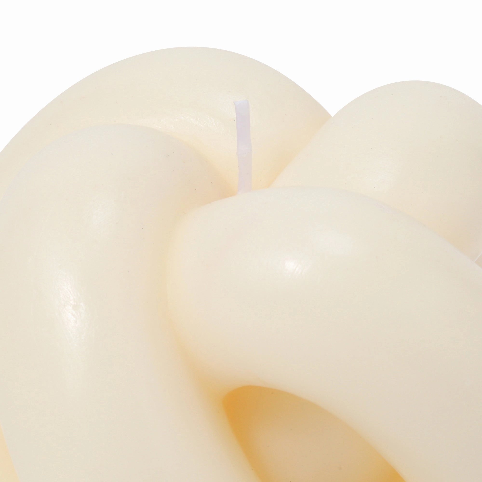Knot Candle  Ivory