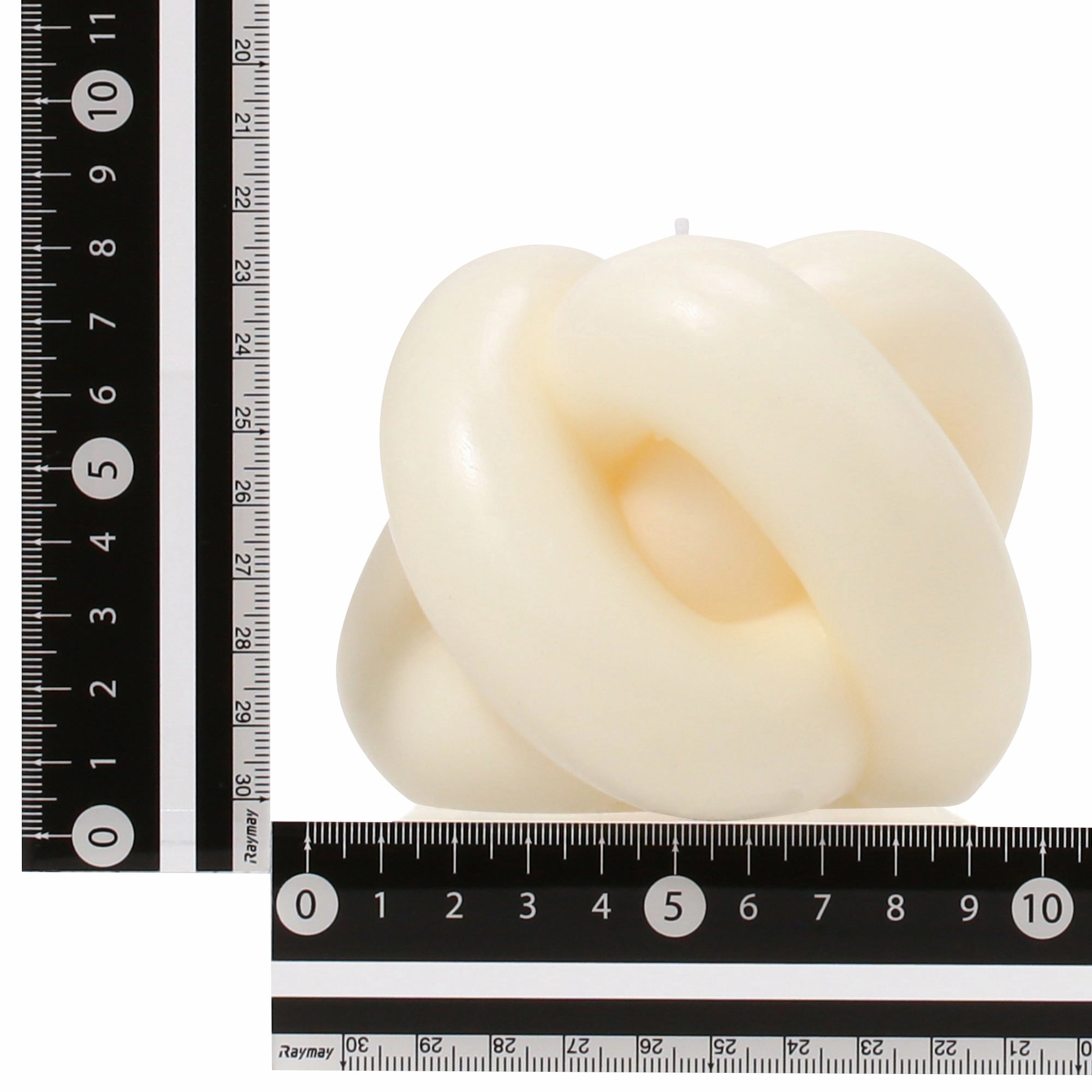 Knot Candle  Ivory
