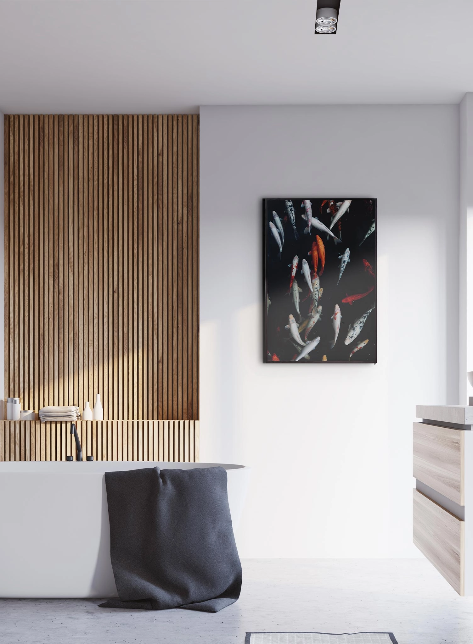 Koi Pond, Poster