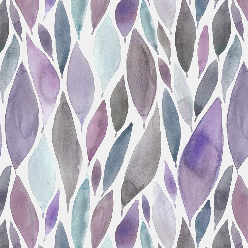 Koyo Printed Made to Measure Curtains Violet