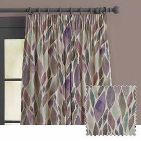 Koyo Printed Made to Measure Curtains Violetbedding sets ,throw blankets 