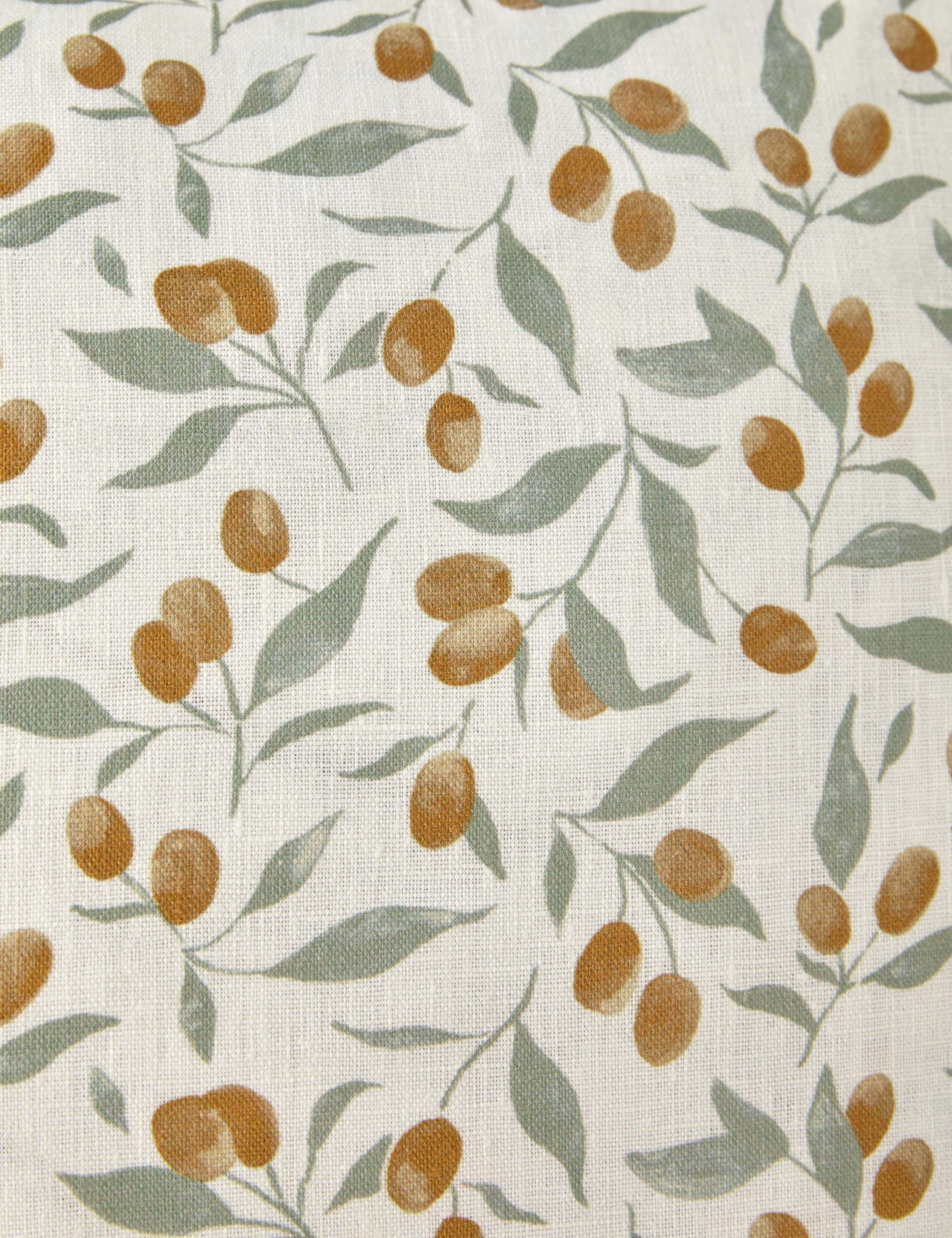 Kumquats Linen Pillow by Rylee   Cru