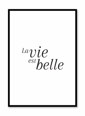 La vie, Posterpop culture themed posters