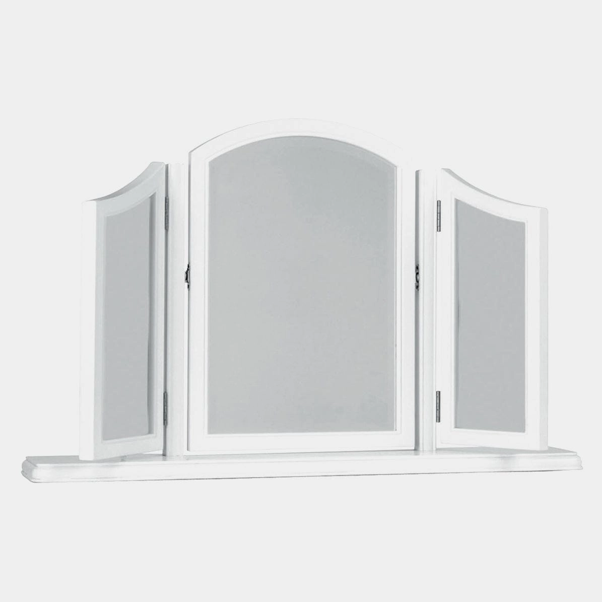 Lace - Vanity Mirror In White Paint Finishwall mounted decorative mirror,full length dressing mirror