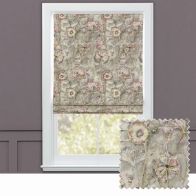 Langdale Printed Cotton Made to Measure Roman Blinds Orchidbedding sets ,throw blankets 