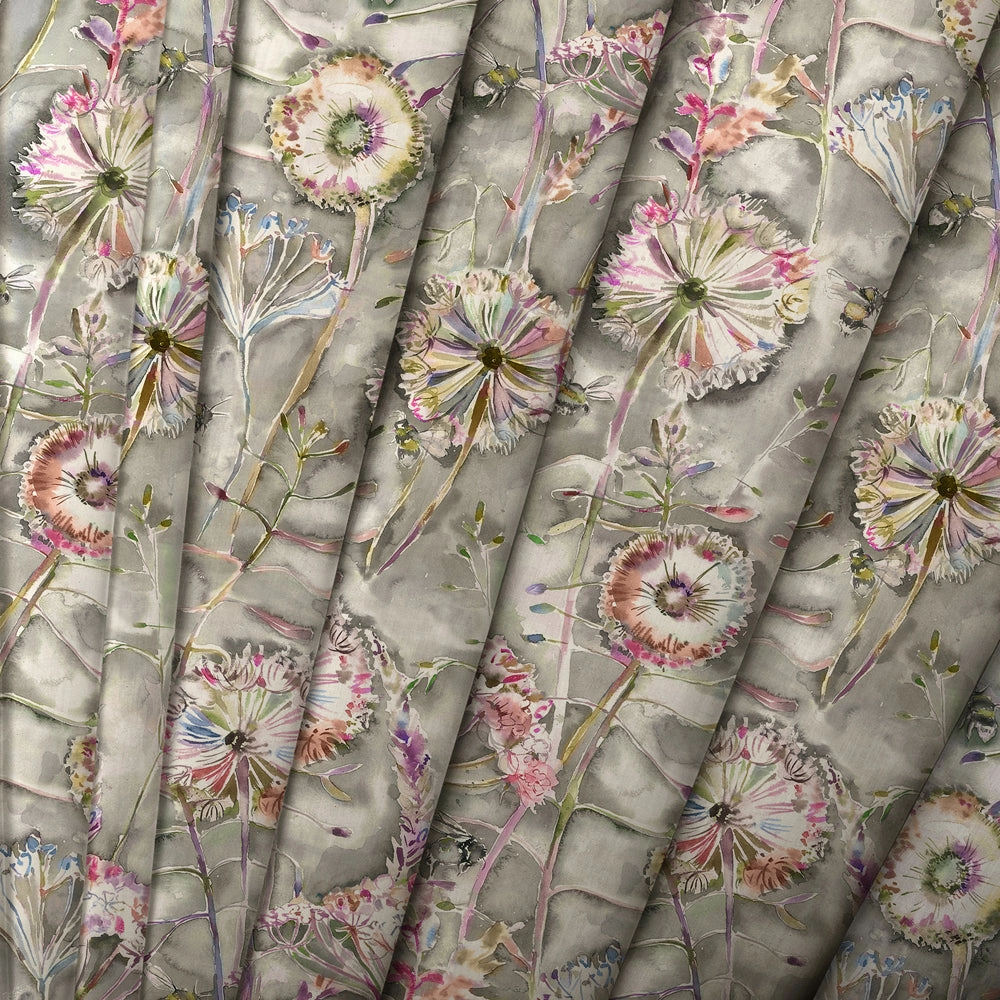 Langdale Printed Cotton Made to Measure Roman Blinds Orchid