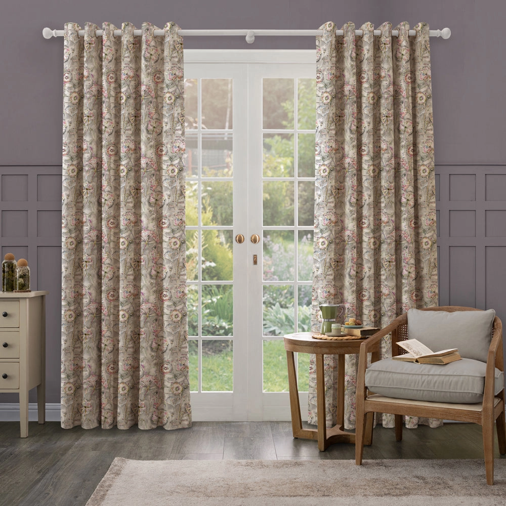 Langdale Printed Made to Measure Curtains Orchid