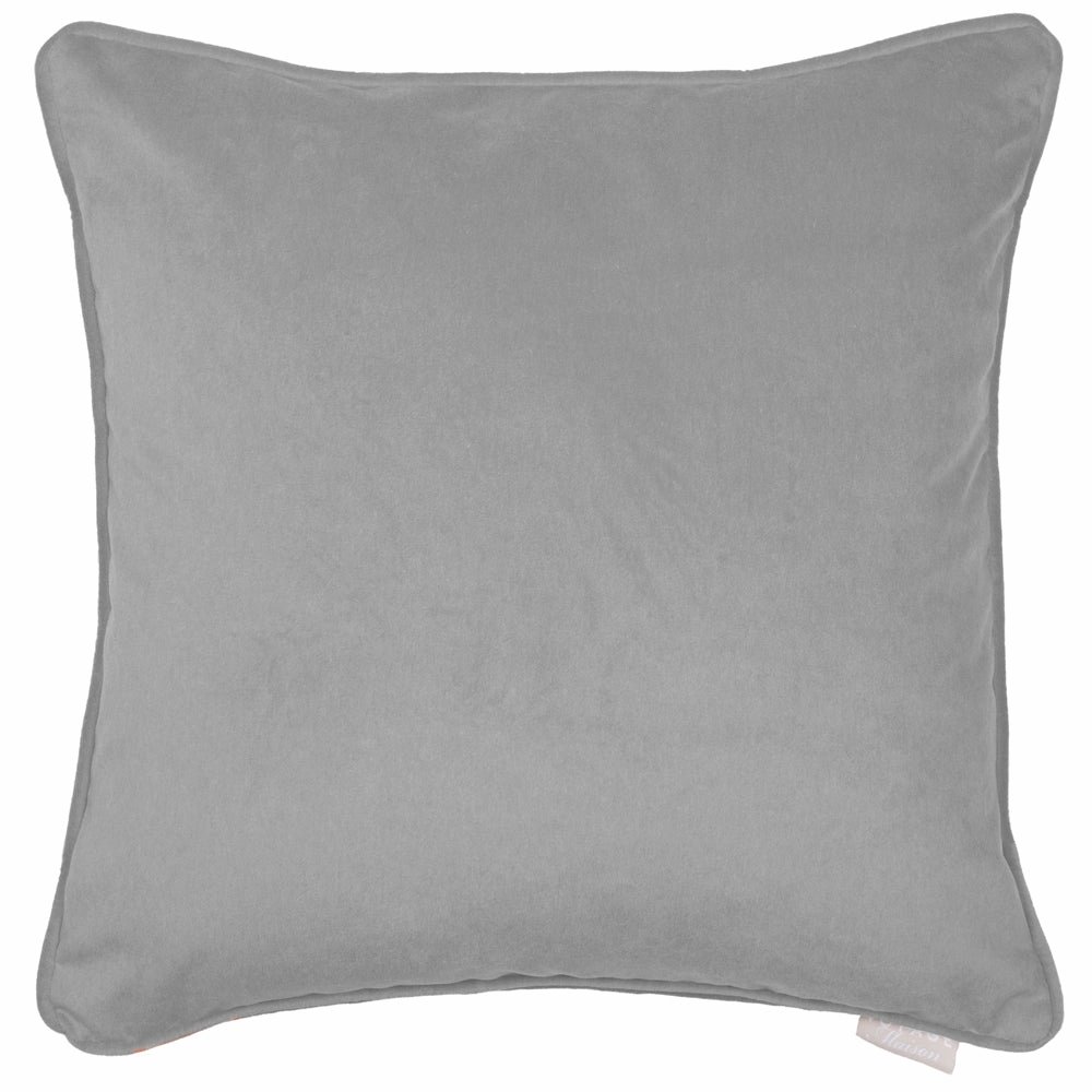 Lapis Velvet Cushion Silver