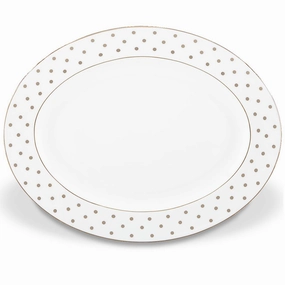 Larabee Road Platinum Oval Plattermodern kitchen decor ,kitchen dinner set ,dinnerware 