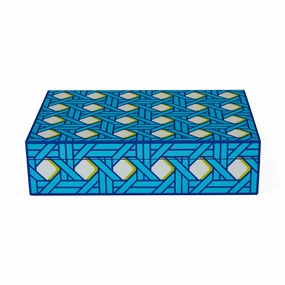 Large Basketweave Lacquer Boxdecorative storage box ,stackable storage box 