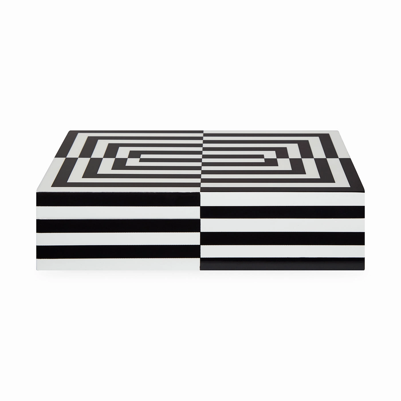 Large Op Art Lacquer Boxdecorative storage box ,stackable storage box 