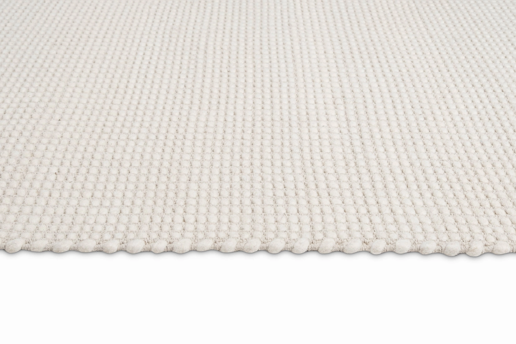 Larvic Ivory Chunky Wool Rug