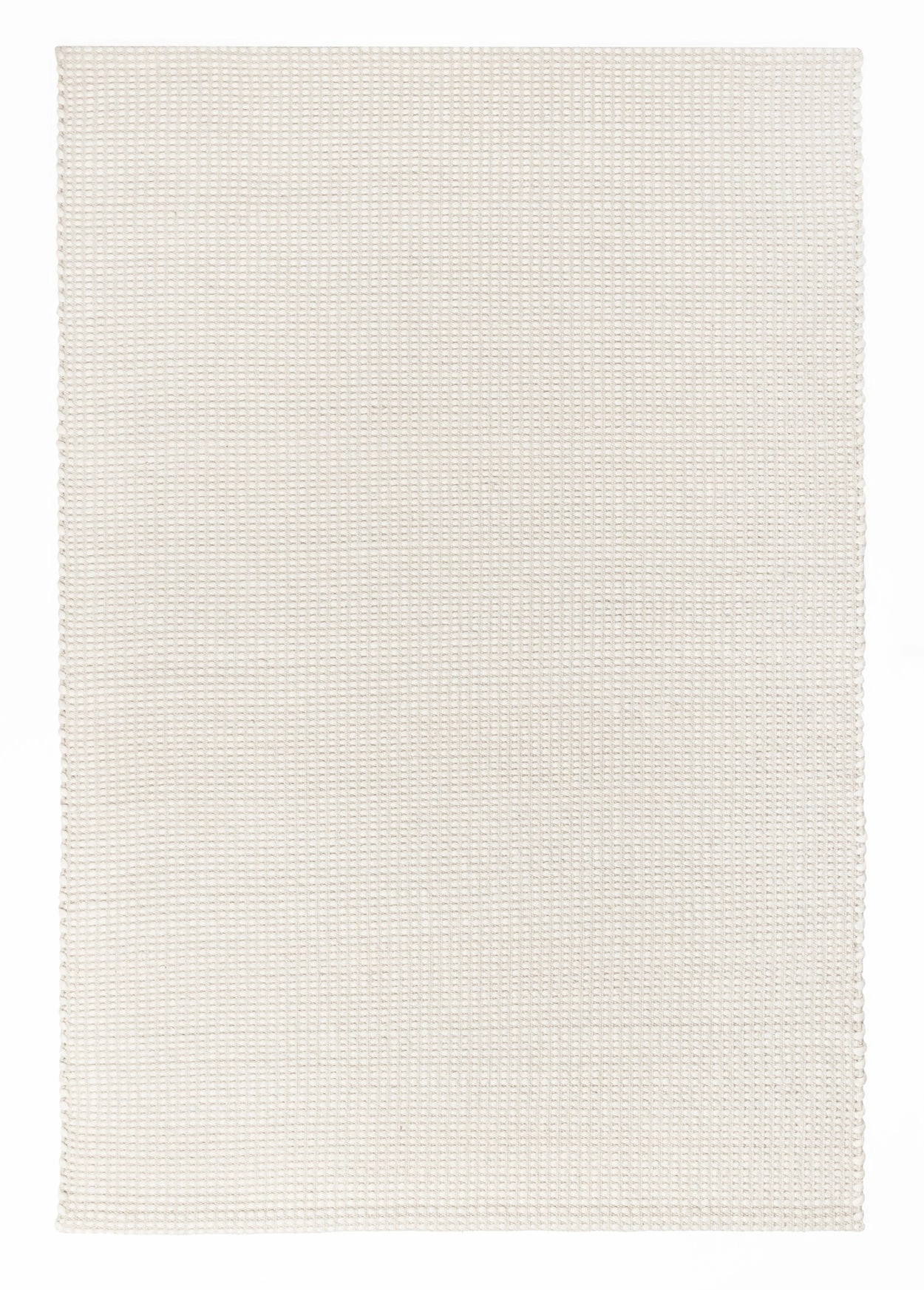 Larvic Ivory Chunky Wool Rugmodern color block patchwork rug