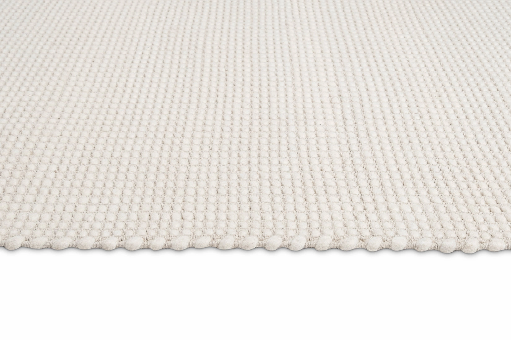 Larvic Ivory Chunky Wool Rug