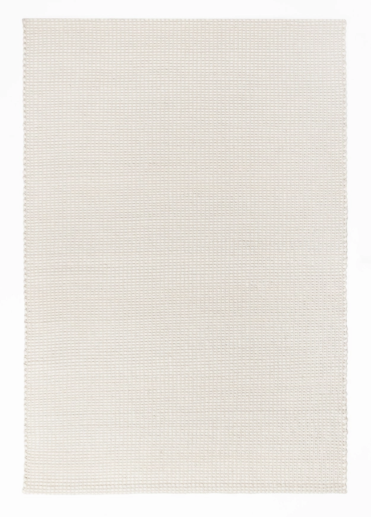 Larvic Ivory Chunky Wool Rugmodern color block patchwork rug