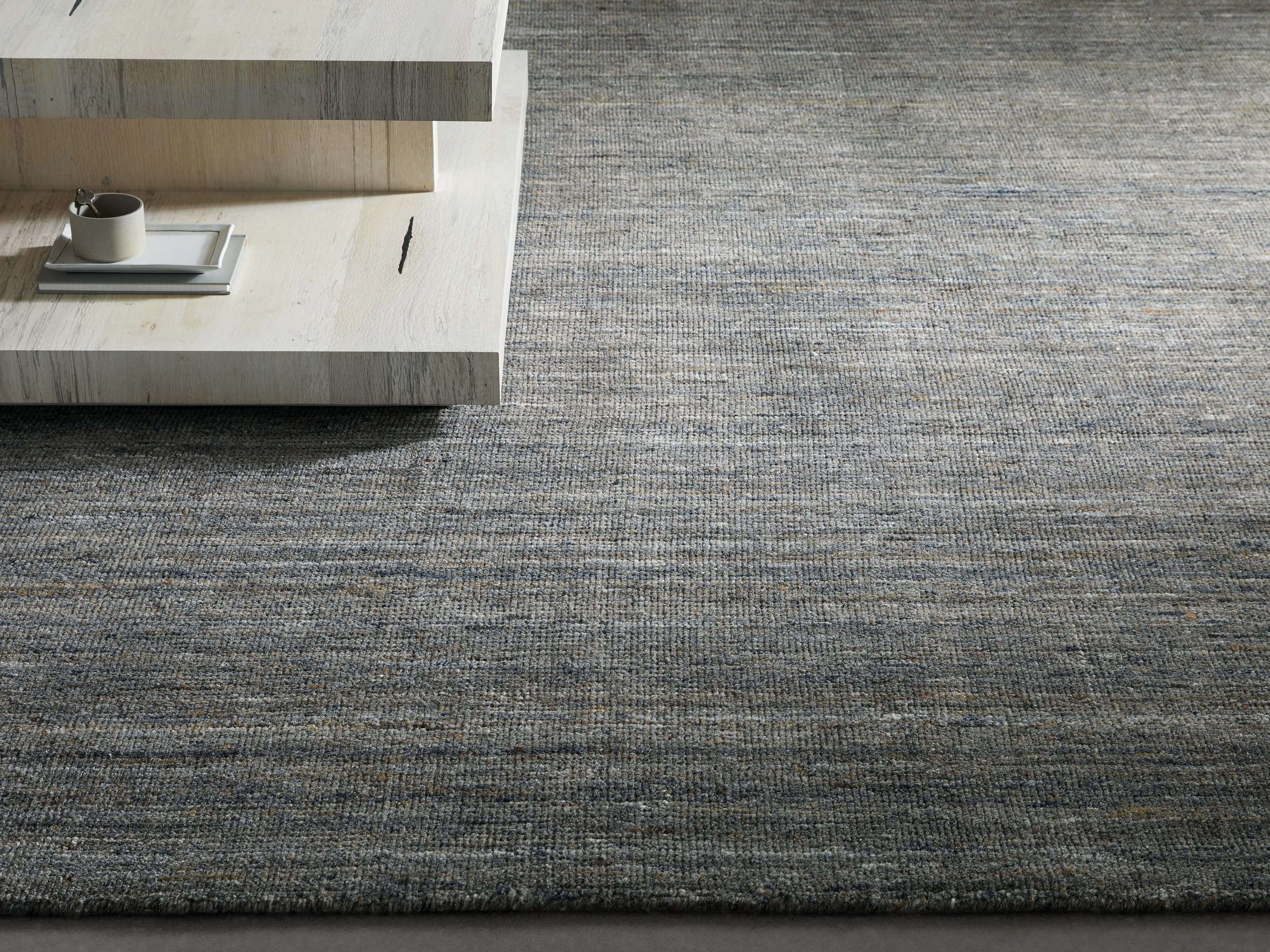 Lassen Rug in Charcoalmodern color block patchwork rug