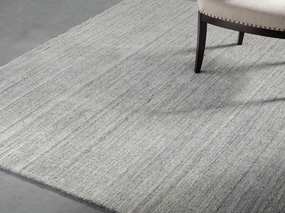 Lassen Rug in Silvermodern color block patchwork rug