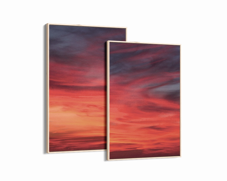 Late Sunset Set Includes Two Prints