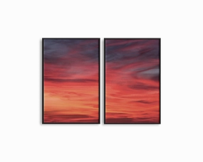 Late Sunset Set Includes Two Printsnordic style wall decor
