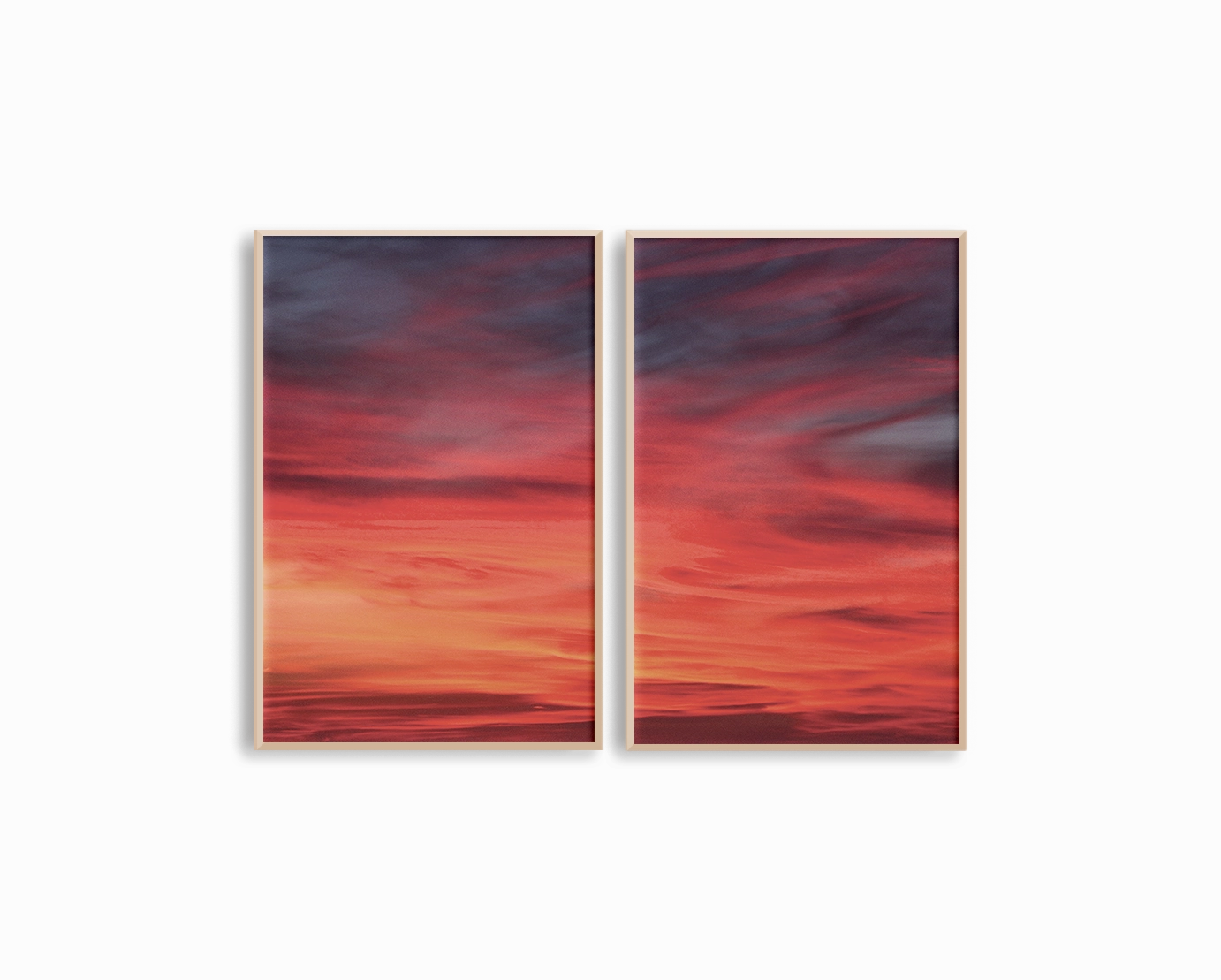 Late Sunset Set Includes Two Prints