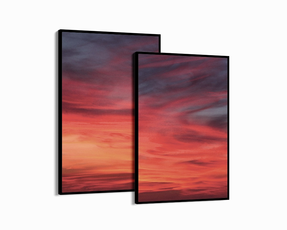 Late Sunset Set Includes Two Prints