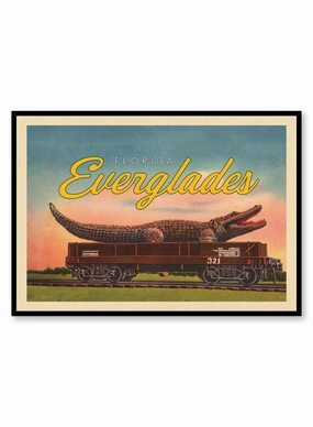 Later Alligator, Everglades, Posterpop culture themed posters