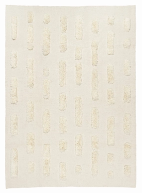 Lauren Cream Tufted Wool Rug *NO RETURNS UNLESS FAULTYmodern color block patchwork rug