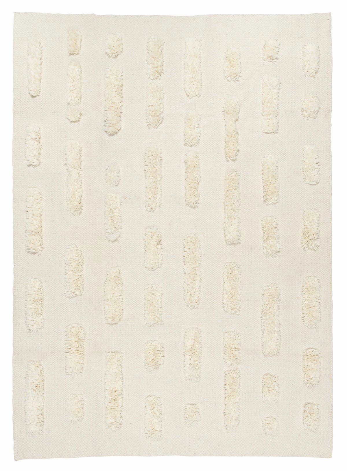 Lauren Cream Tufted Wool Rug *NO RETURNS UNLESS FAULTYmodern color block patchwork rug