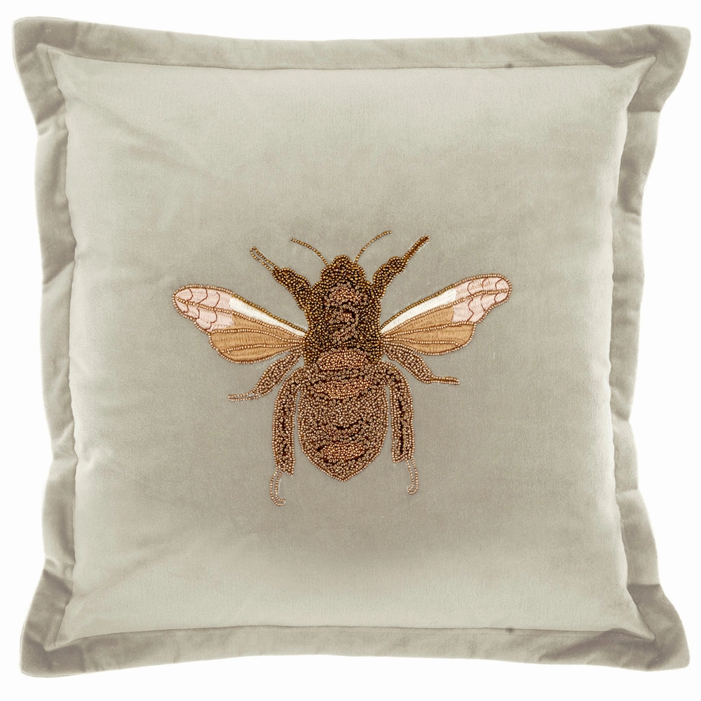 Layla Embroidered Feather Cushion Quartzbedding sets ,throw blankets 