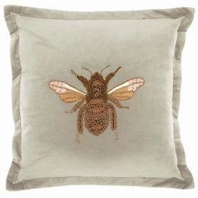 Layla Embroidered Feather Cushion Quartzbedding sets ,throw blankets 