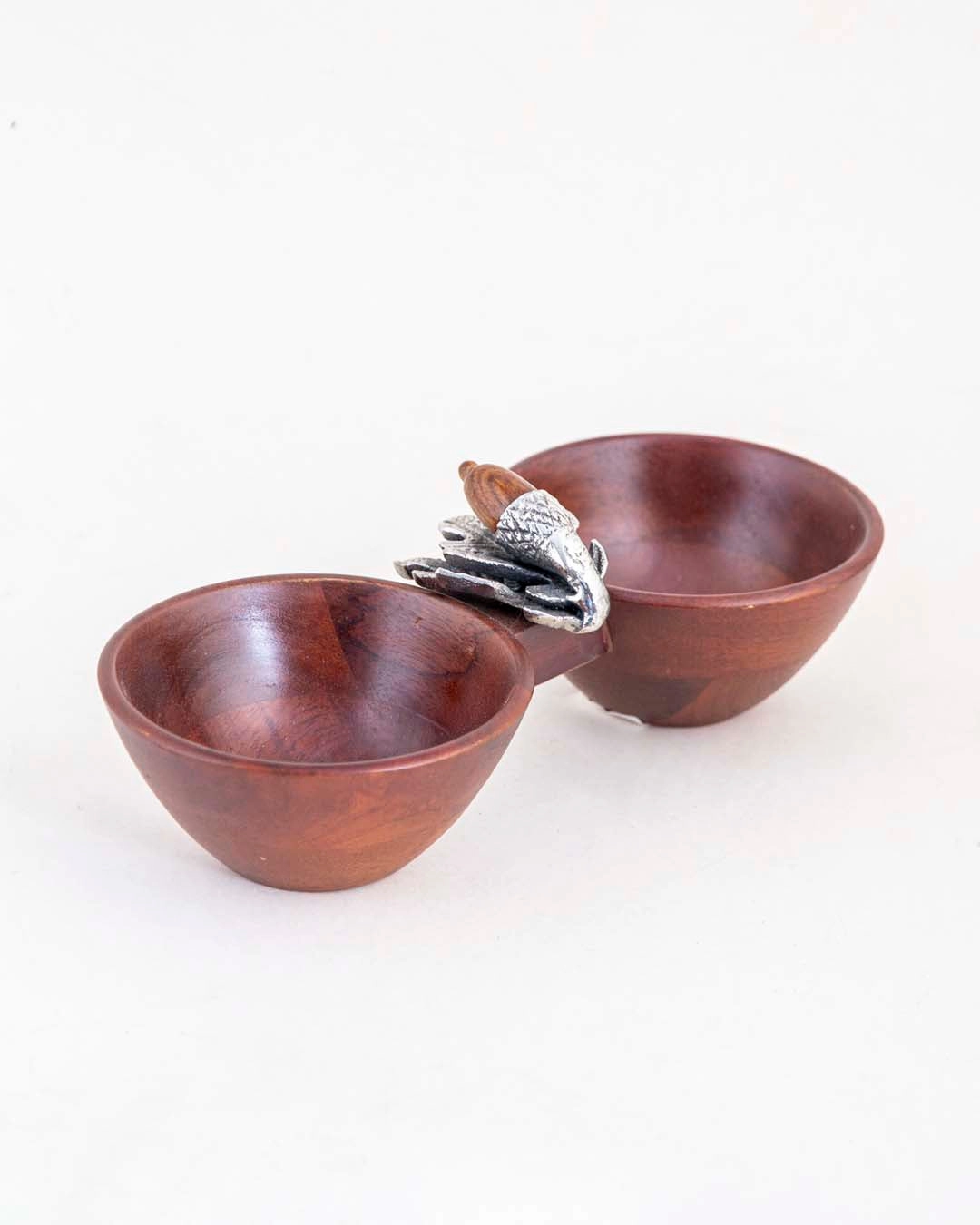 Leaf On Top Wooden Servewear
