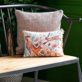 Leaping Into The Fauna Small Printed Cushion Linenbedding sets ,throw blankets 