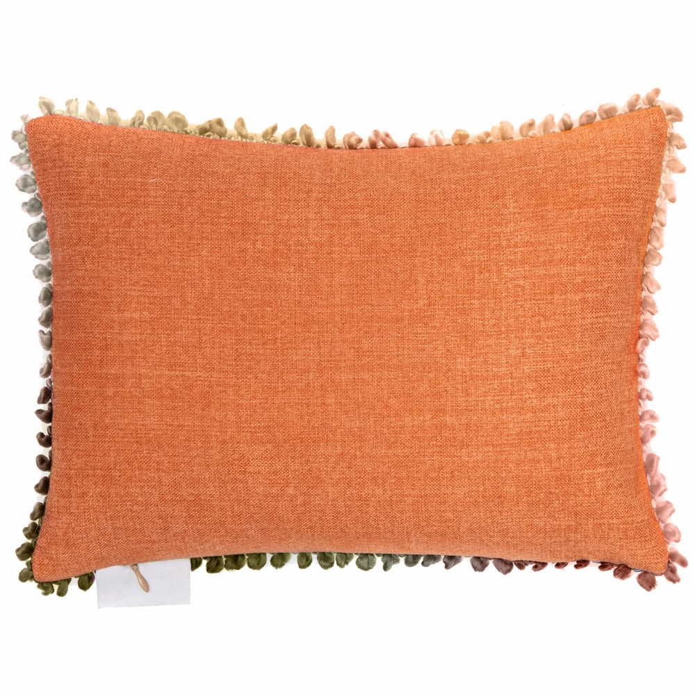 Leaping Into The Fauna Small Printed Cushion Linen
