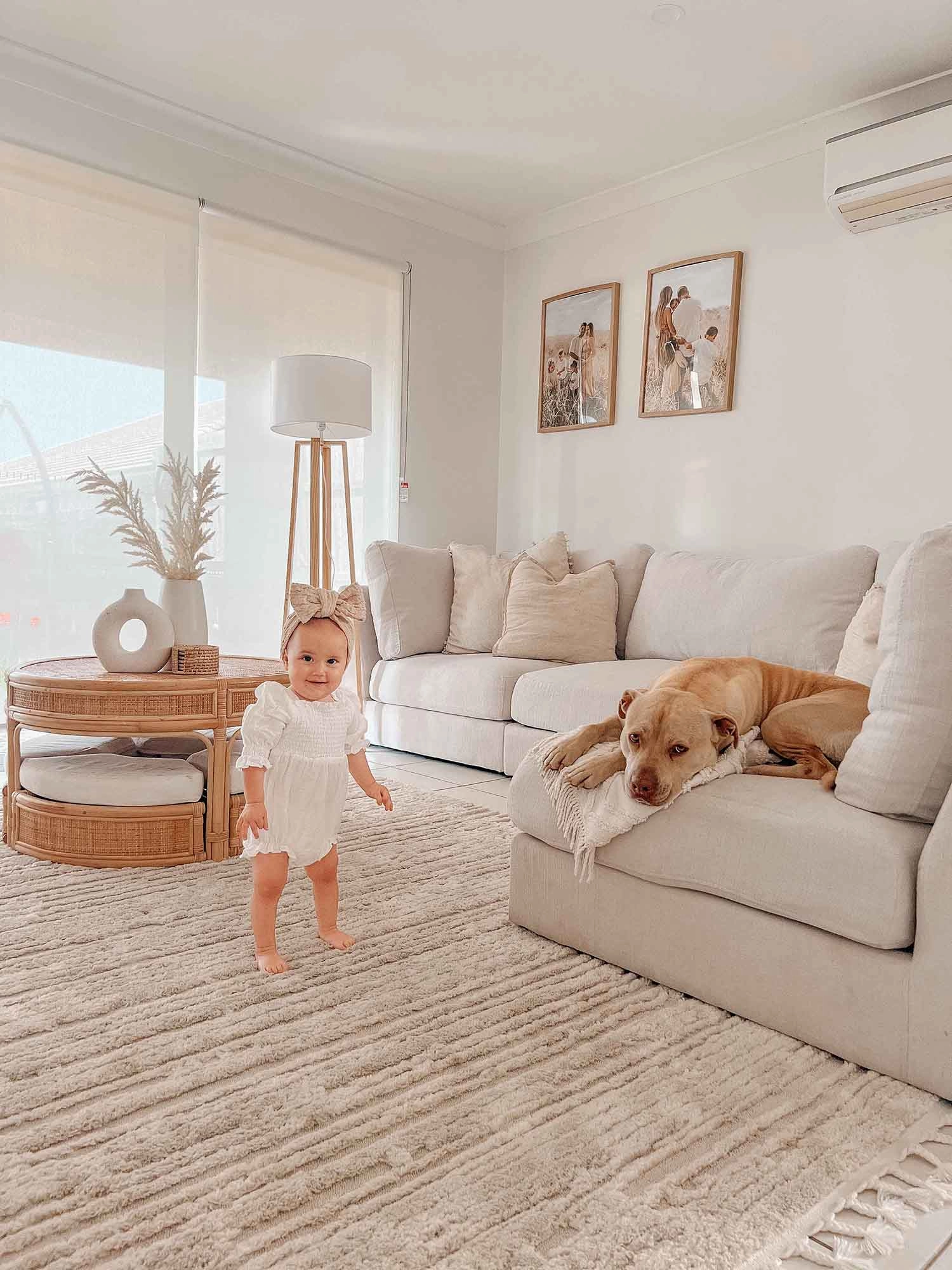 Leilani Ivory Cream Textured Rug *NO RETURNS UNLESS FAULTY