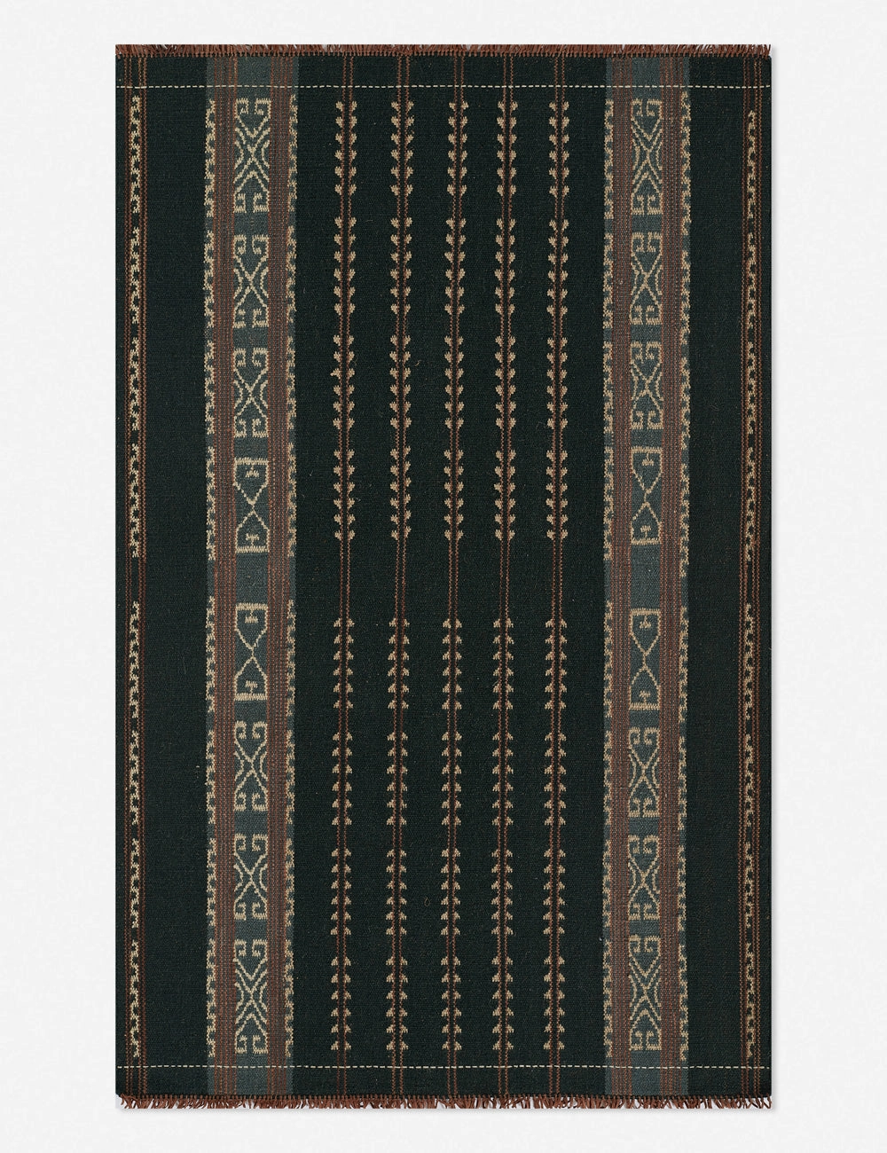 Lemieux et Cie Voltaire Handwoven Wool Rug by Momenimodern color block patchwork rug