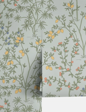 Lemon Grove Peel   Stick Wallpaper by Erin & Ben Co.nordic style wall decor