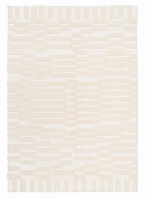 Leneisy Ivory Abstract Rug *NO RETURNS UNLESS FAULTYmodern color block patchwork rug