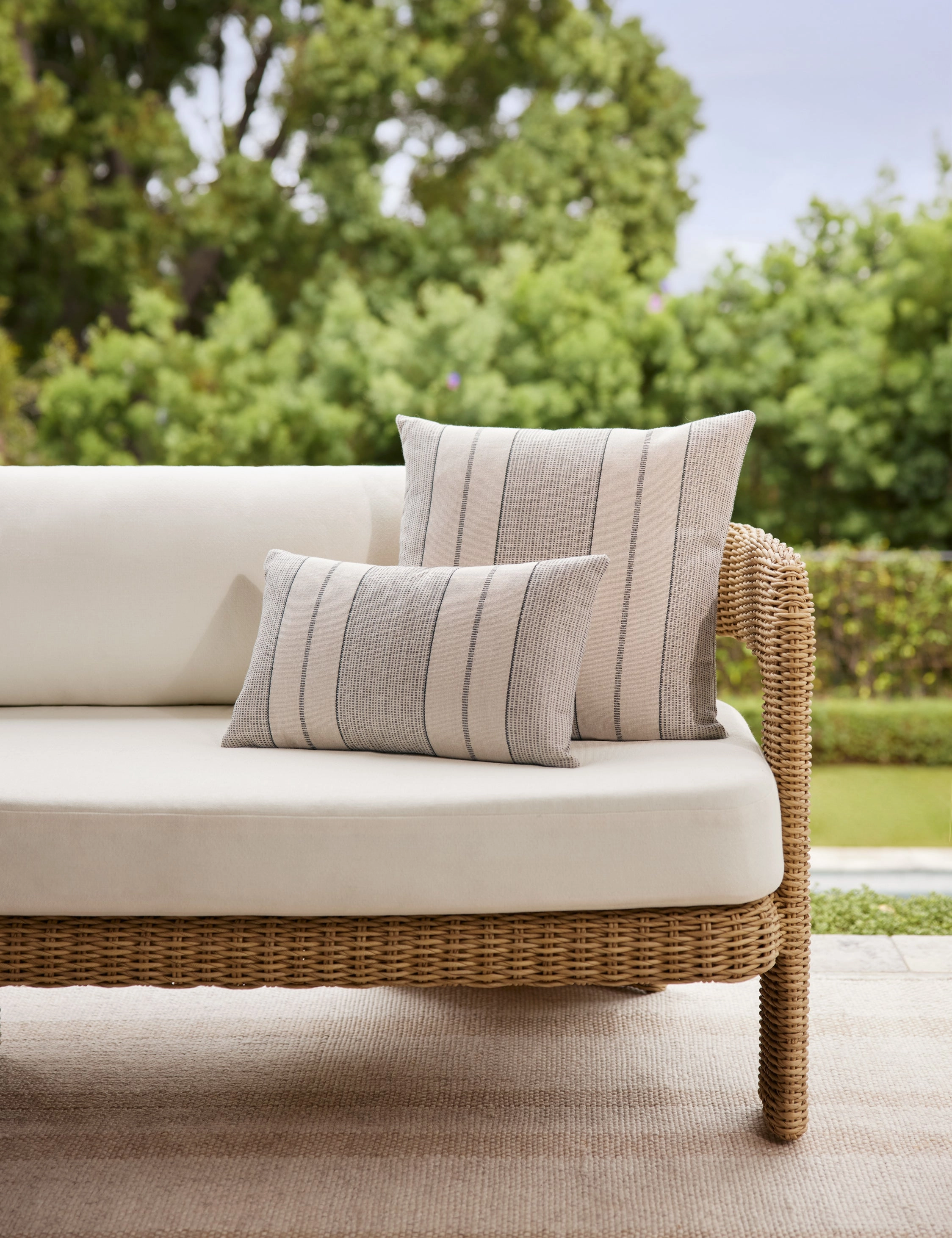 Leo Indoor / Outdoor Pillow by Sunbrella for Lulu and Georgia