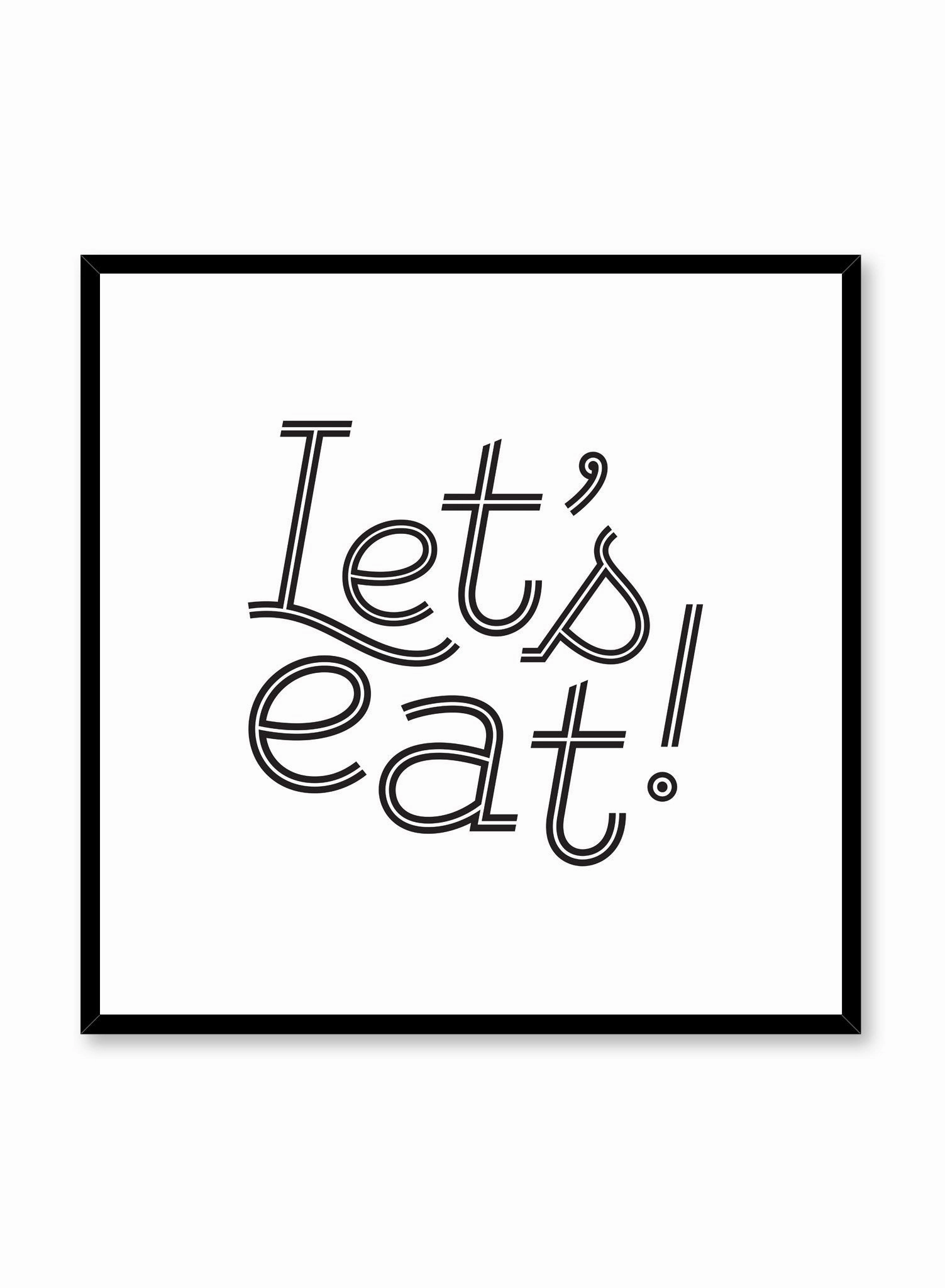 Let's Eat!, Poster