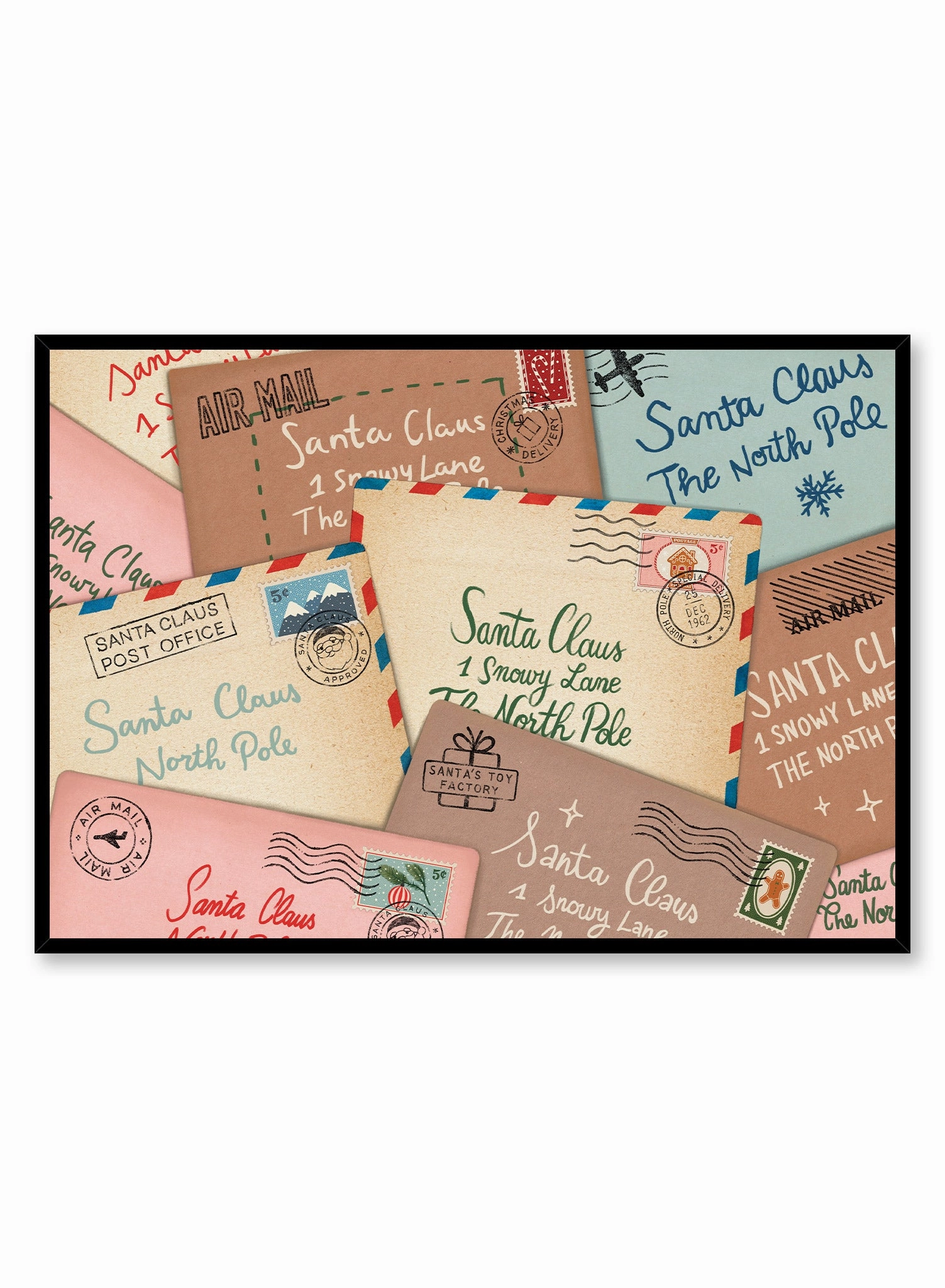 Letters to Santa, Posterpop culture themed posters