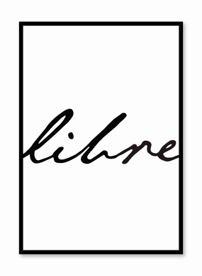 Libre , Posterpop culture themed posters