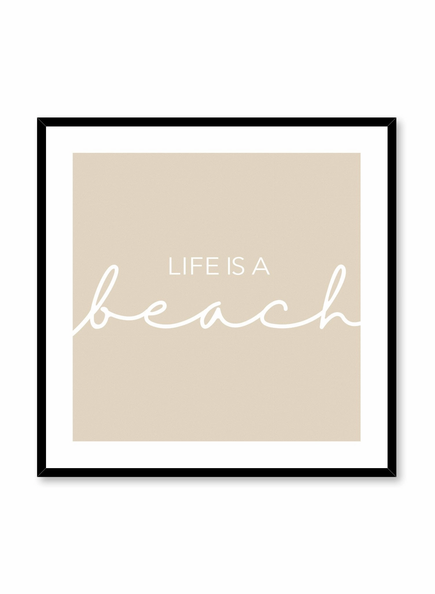 Life is a Sandy Beach, Poster